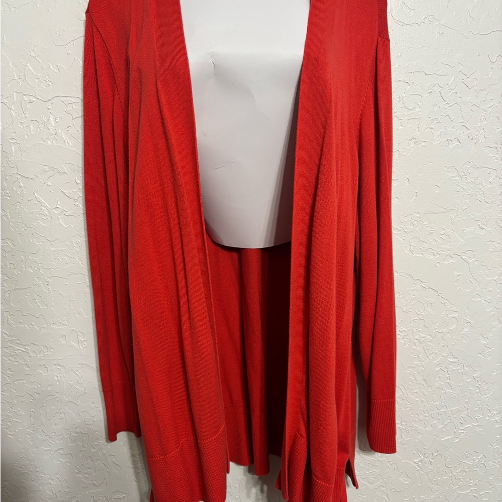 Croft & Barrow Women's Vibrant Orange Cardigan